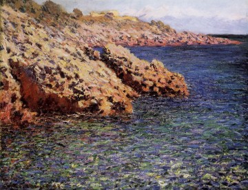 conocido Lienzo - El Mediterráneo también conocido como Cam d Antibes Claude Monet